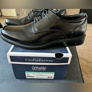 Croft & Barrow Ortholite Men’s Dress Shoes 9.5 Black